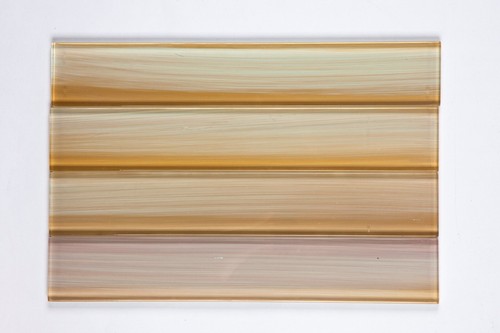 2x12 beige brown bamboo - beige, subway