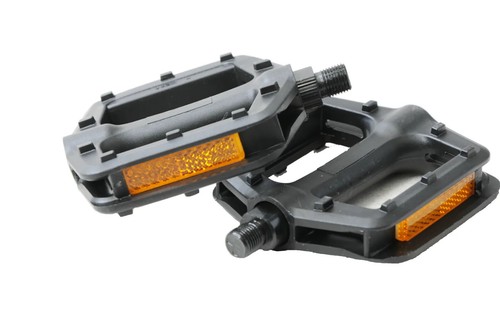 Pair black resin bmx - pair,