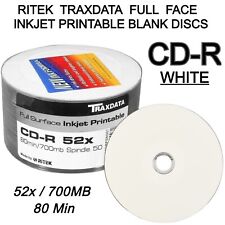 Traxdata Inkjet Printable CD-R