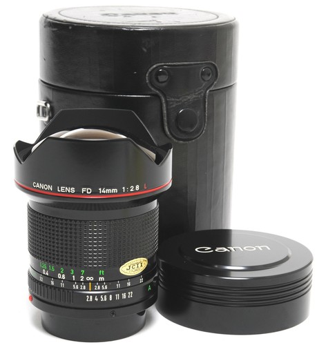 Canon lens 14mm l fd - 2.8/14mm,