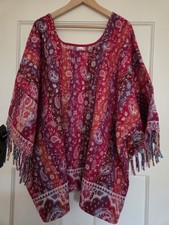 Red Patterned Indian Tunic Top
