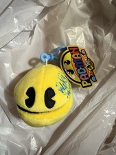 Pacman Plush Bag Charm Key