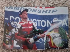 Carl Fogarty Signed 12x8 Superbikes Photo, Goodwood *COA*