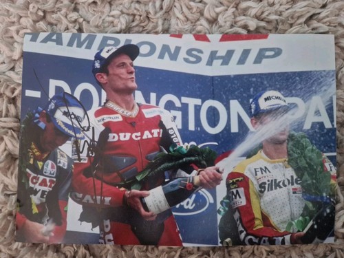 Carl fogarty signed 12x8 - carl,