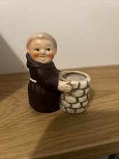Vintage 1950’s Goebel Friar Tuck/Monk Figurine Toothpick/Cocktail Stick Holder