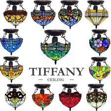 Tiffany Ceiling Lamps 10-Inch