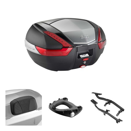 Givi v47 black red trunk - red,
