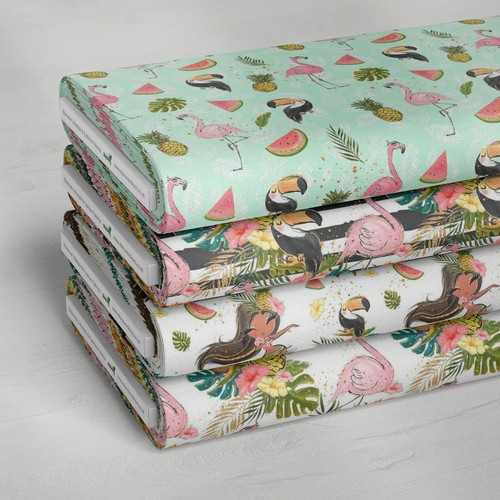 100 cotton tropical - tropical, summer