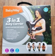 Baby Way _3 in 1 baby carrier back & front from birth to 12kg