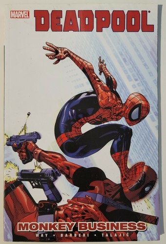 Deadpool spider man monkey - deadpool, spider-man