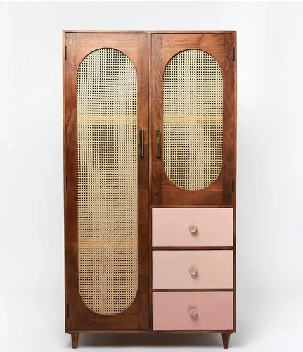 Boys elba pink - mango, wood