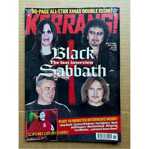 Black sabbath kerrang 782 - black, no.782