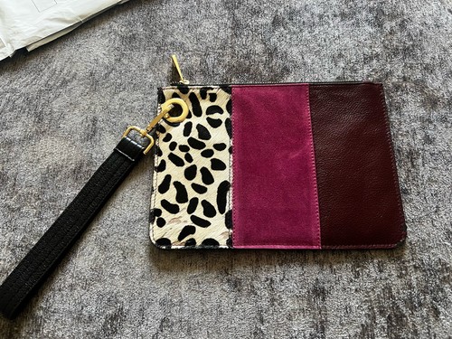 River island leather wristlet - leather,