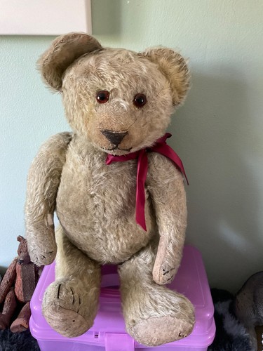 Vintage teddy bear 1940s - teddy,