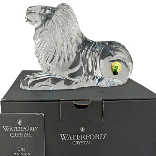 Waterford crystal lion - crystal,