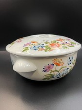 Beautiful Large Cottage Garden, Aynsley Casserole Dish, [unused]