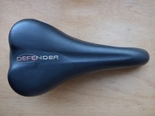 SELLE BASSANO DEFENDER BICYCLE SADDLE SEAT 140mm X 275mm 320g BLACK & SILVER