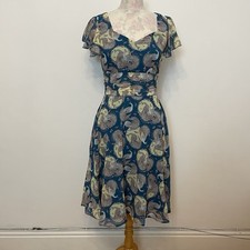 Teal Tea Dress Size 8-10