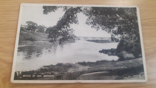 Vintage postcard bridge don - vintage,