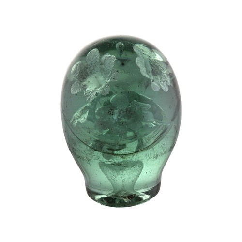 Victorian glass green dump - glass,