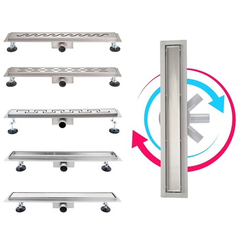 Stainless steel linear - steel, shower
