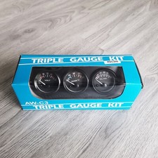 2" 52mm Triple Gauge Oil
