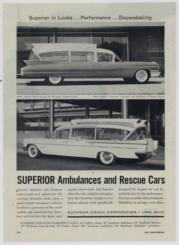 1960 superior coach ambulance - 1960,