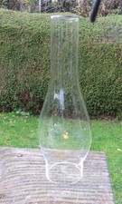 Vintage Duplex Oval Bulge Glass Oil Lamp Chimney 65mm 2 1/2" Anchor #3