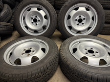 4 X VW TRANSPORTER T5 T6 GENUINE 17 " STEEL WHEEL & CONTINENTAL 215 60 17