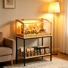 Elevated Wooden Hamster Cage