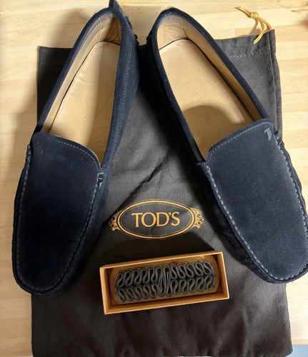 Tod gommino black - gommino, suede