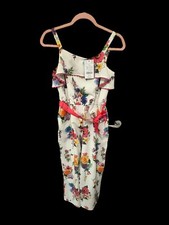 Monsoon Floral Belted Jumpsuit