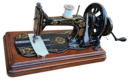 Antique singer 12k fiddle - singer,