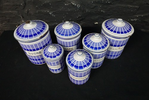 Six vintage french graduated - six,