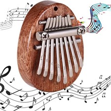 2X Mini 8 Keys Finger Kalimba Thumb Piano Portable Beginners Keyboard Mbira Gift
