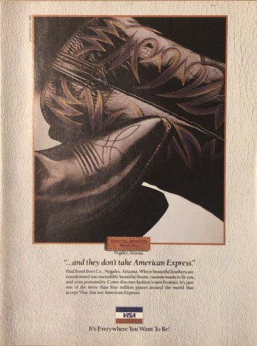 1990 visa card - visa, print