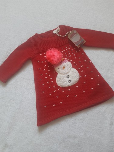 Next baby girl knitted snowman - baby,