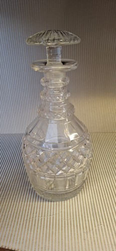 Georgian cut glass decanter - georgian,