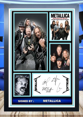 452 metallica signed a4 - 452),