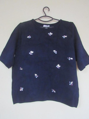 Women monsoon shirt navy xl - women,