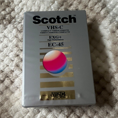 Scotch exg vhs cassette - exg+,