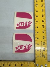 Duffs Shoes BMX Stickers Decals 1990's Mid School Racing Bike Bicycle Vintage