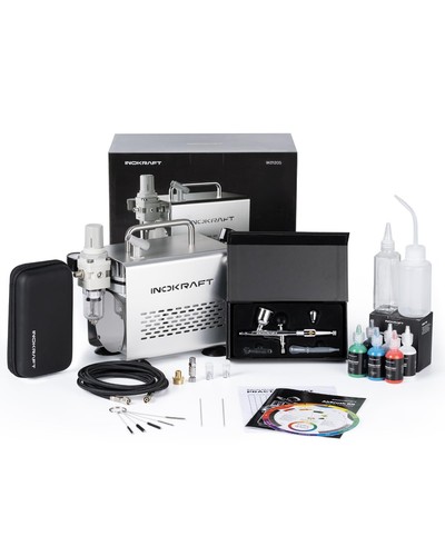 Airbrush kit with - kit,