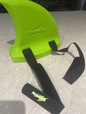 Swim Fin Lime Green Shark Kids Swimming Float Aid 15-30kg SwimFin Childrens