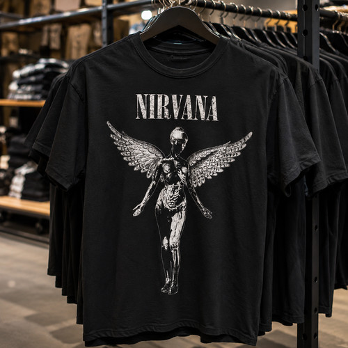 Nirvana heavyweight shirt - nirvana,