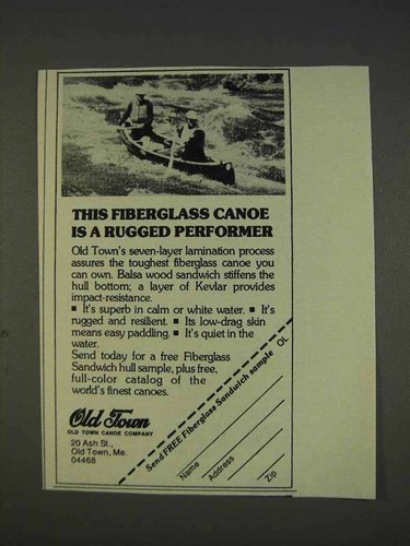 1977 old town - canoe, a