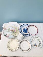 Damaged Vintage Floral Plates