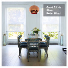 Sheer Voile Roller Blind - Made To Measure- White