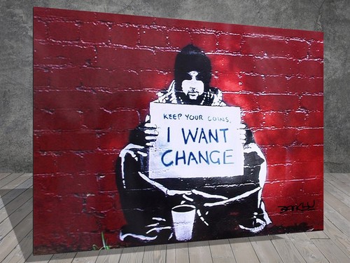 Banksy keep your coins - banksy,