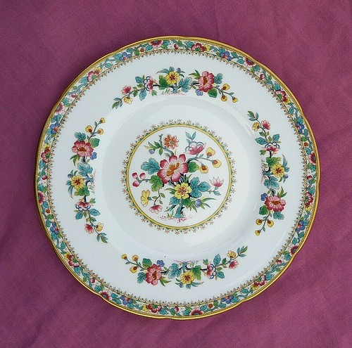 Coalport ming rose dessert - rose.,
